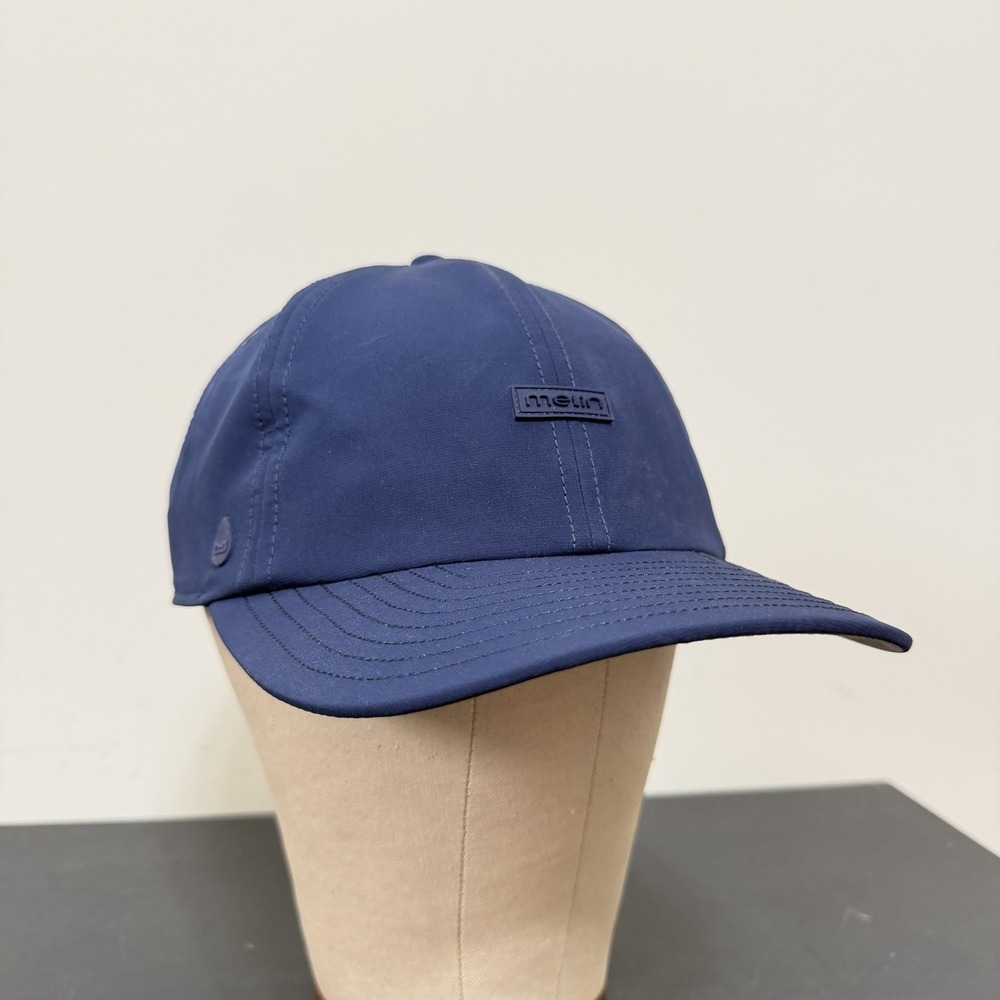 Melin The Legend Hydro Golf Hat Mens Navy Blue Adjustable Classic Waterproof